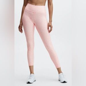 Fabletics Boost PowerHold® High-Waisted 7/8 Leggings Daisy/Pink Dust/Wild Lime